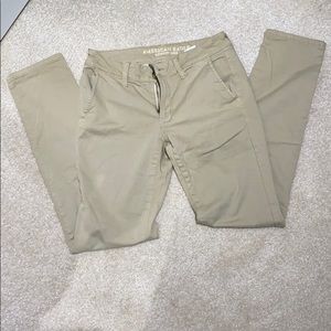 American Eagle Skinny Khaki Jegging Pants